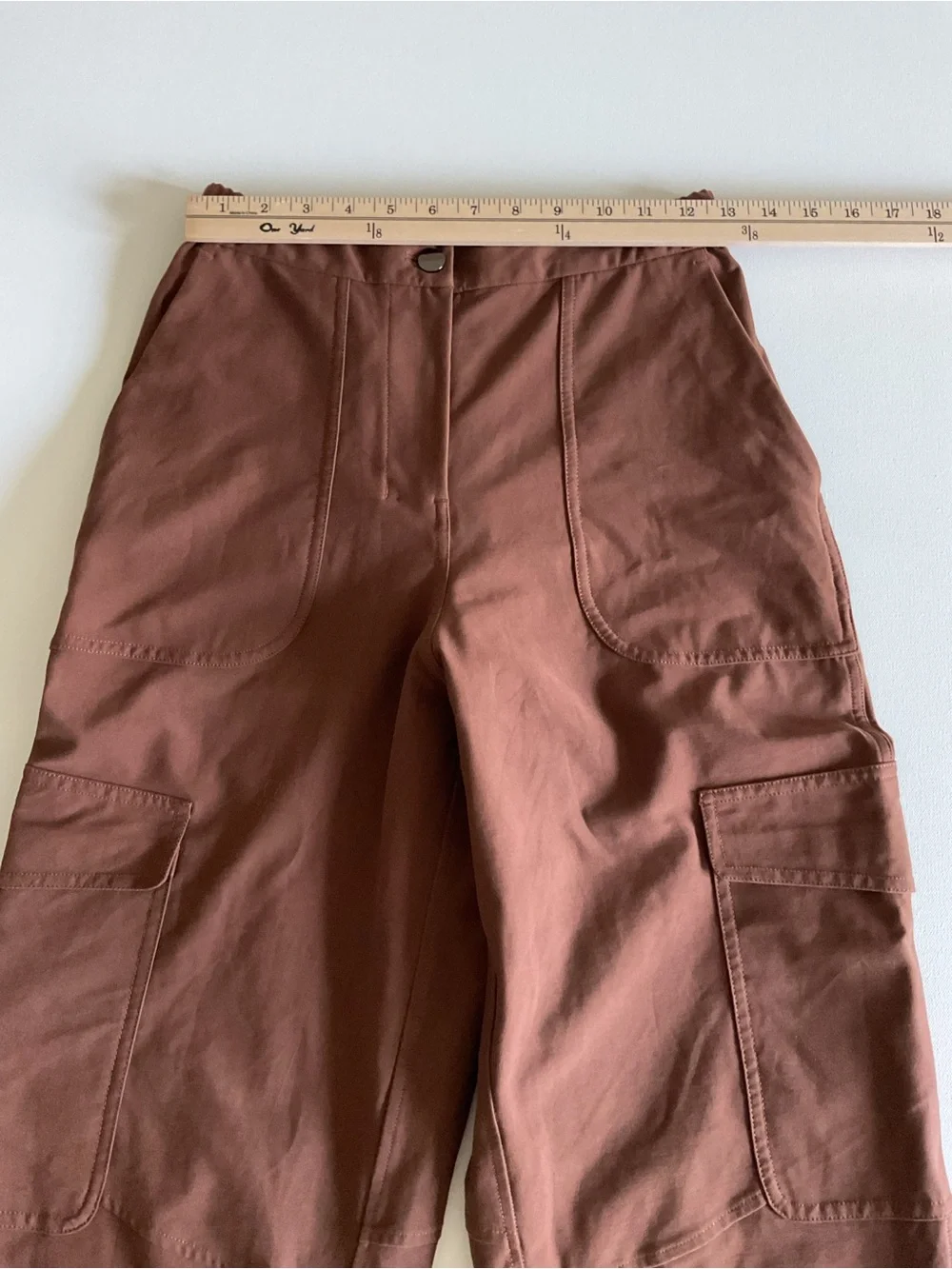 Lululemon Brown High-Rise Cargo Pants Utility Relaxed Fit Women's 26 - Picture 5 of 8